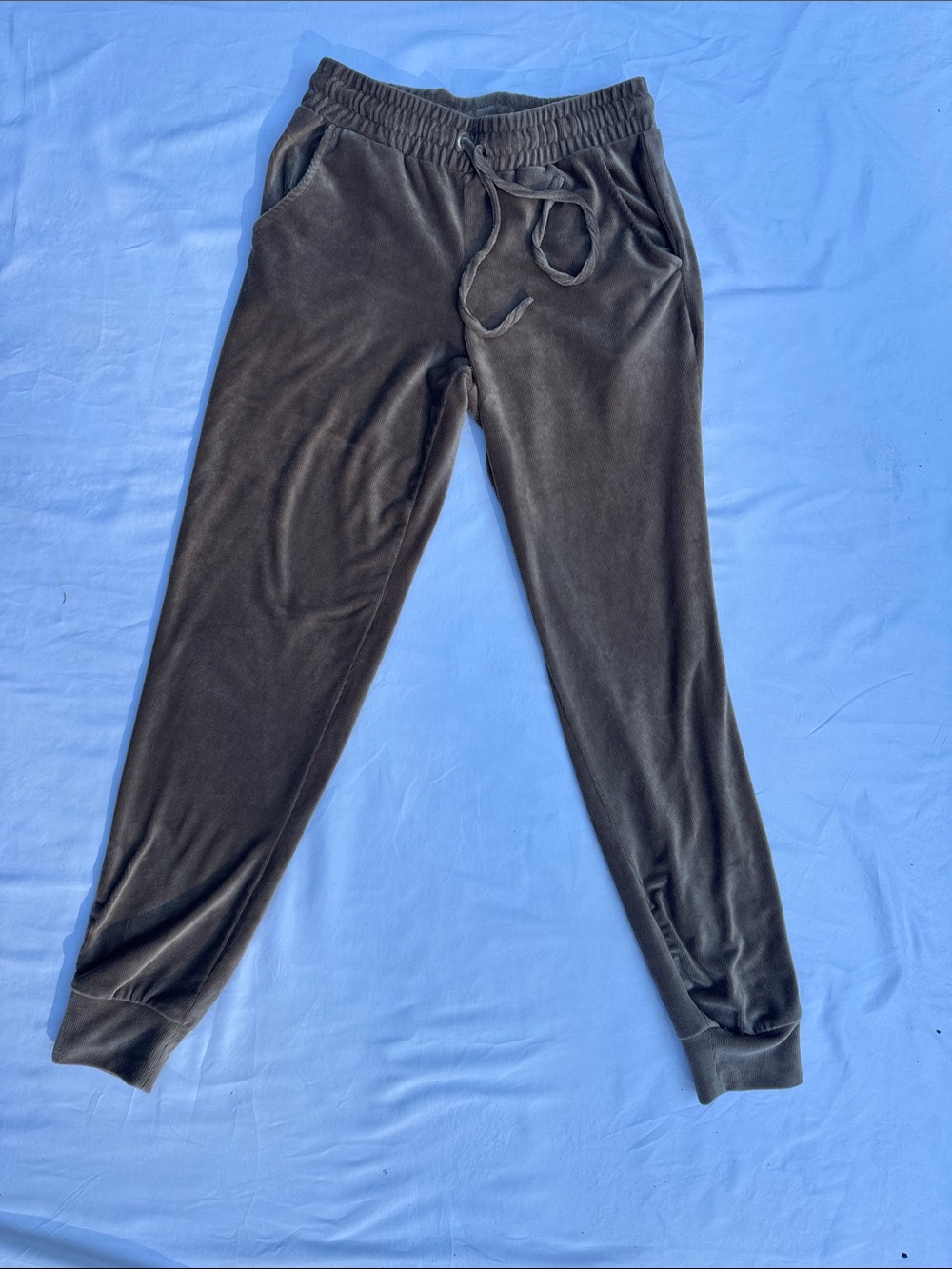 Pink Republic Brown Corduroy Joggers